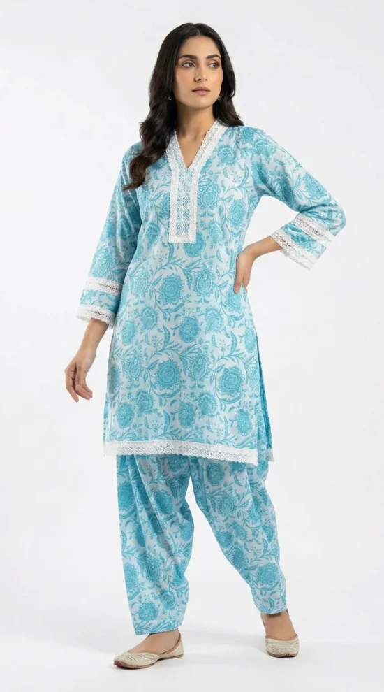 Khaddar 2-Piece Unstitched Printed Suit