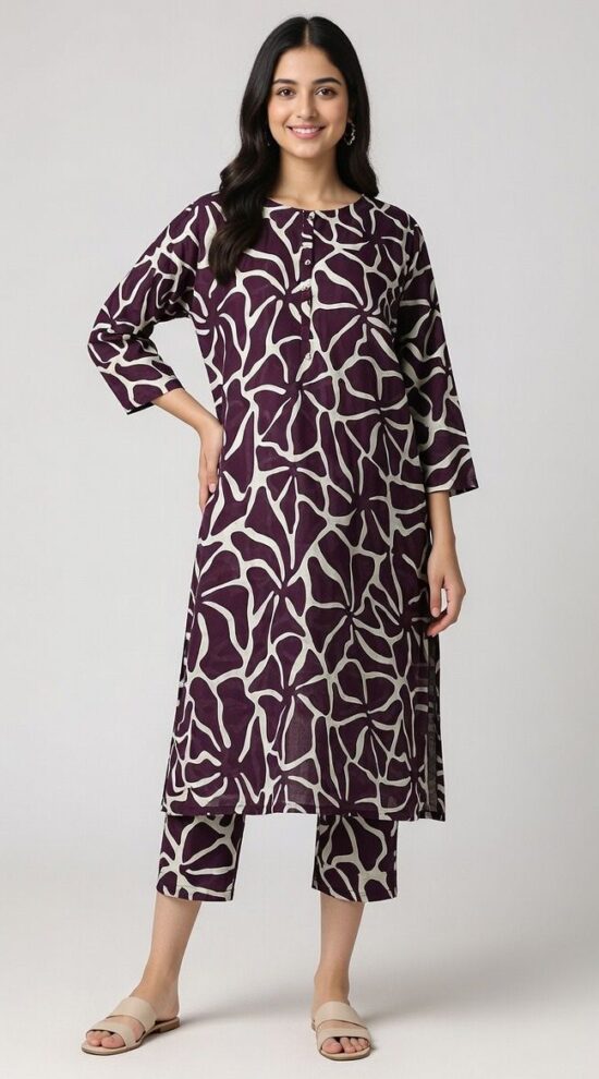 2 Piece Printed Lawn