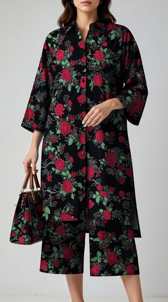 2 Piece Printed Lawn