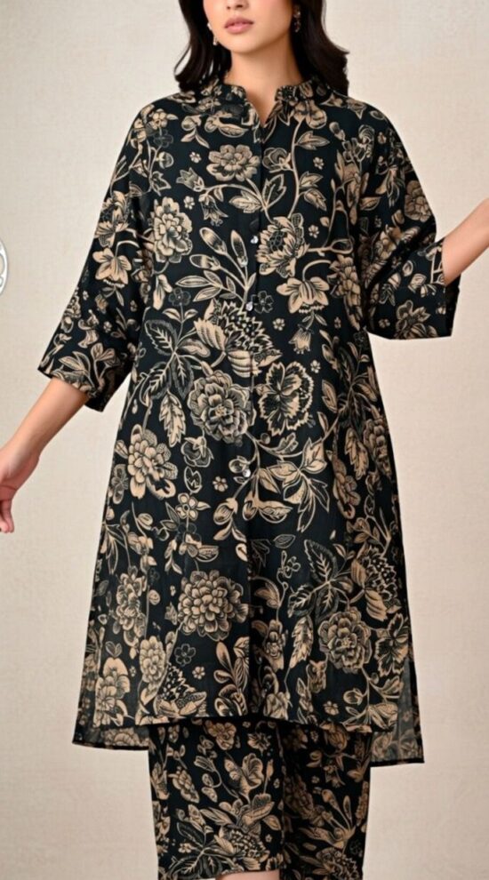 2 Piece Printed Lawn